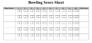 math bowling score pic